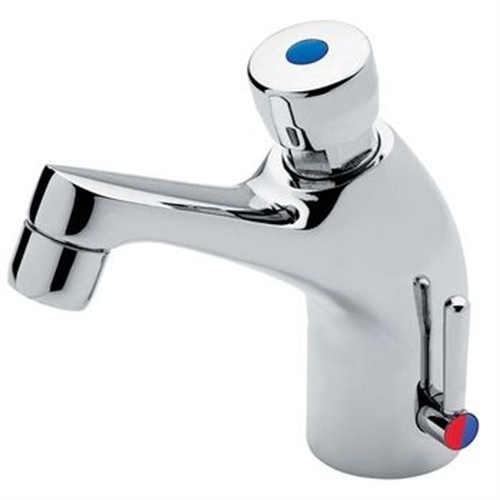 The Adjustable Temperature Non Concussive Basin Tap